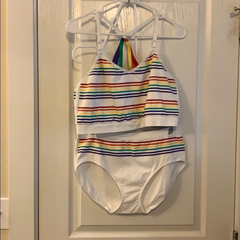 NWOT Cacique 🌈 Bralette & Hipster Panty, PS 22/24